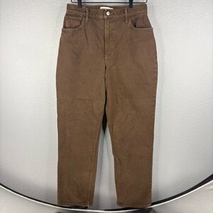 The 90s Straight Ultra High Rise Curve Love Brown Jeans